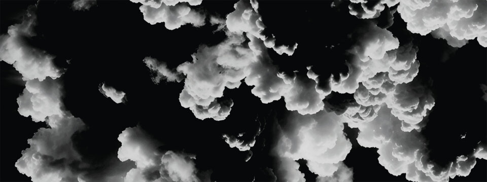Dramatic black and white storm cloud texture for moody atmospheric design