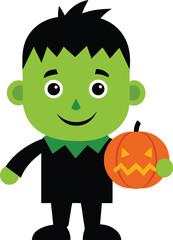 halloween pumpkin man