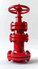 Red industrial valve (2)