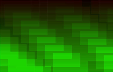 Obraz premium Abstract Green Gradient Pixelated Vector Background