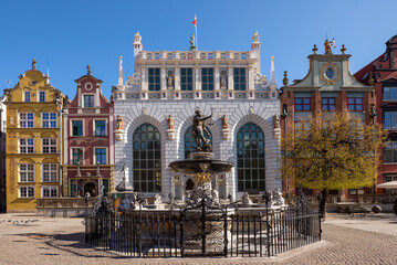 Neptune Fountain in Gdansk, Poland  © Tomasz Warszewski