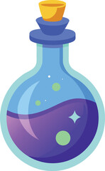 illustration of a vase with a flower