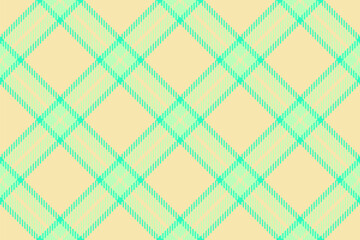 Fototapeta premium Classic plaid pattern in soft teal and beige. Versatile texture for backgrounds, textiles, or design elements. Evokes vintage, comfort and stylish charm.