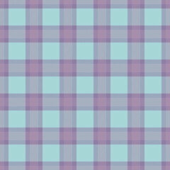 Weave vector check seamless, choice plaid pattern background. Stationary tartan fabric textile texture in pastel and light colors.