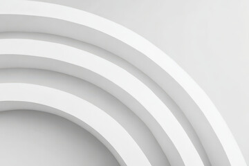 thin winding lines reminiscent of architectural elements gracefully traverse clean background