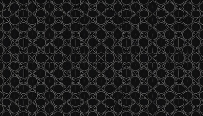 Dark, abstract pattern with interlocking geometric shapes background