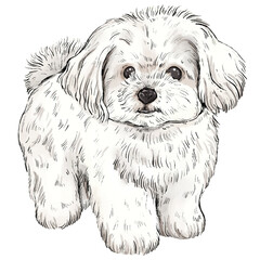 Watercolor Dog Clipart, Hand Painted Puppy PNG, Cute Pet Illustration, Whimsical Watercolor Dogs, Digital Dog Art Elements