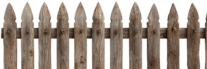 Aged wooden picket fence (1)