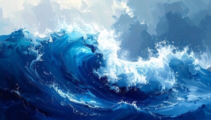 Powerful Ocean Waves