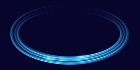 City road car light trails motion background. Illustration of light ray, stripe line with blue light, speed motion background.