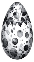 Monochromatic Easter egg