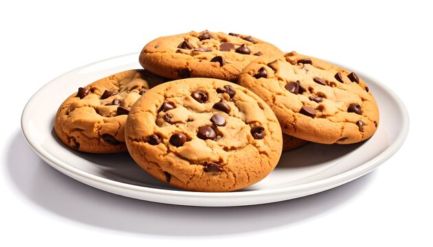 Close-up of chocolate chip cookies