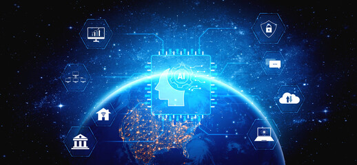 AI system integration connects AI, system, and integration across digital networks to enhance...