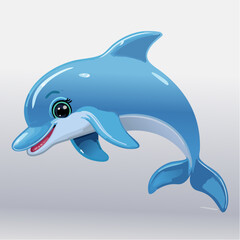 Fototapeta premium Niedlicher Delfin