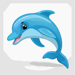 Fototapeta premium Niedlicher Delfin