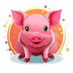 Fototapeta premium Niedliches Ferkel