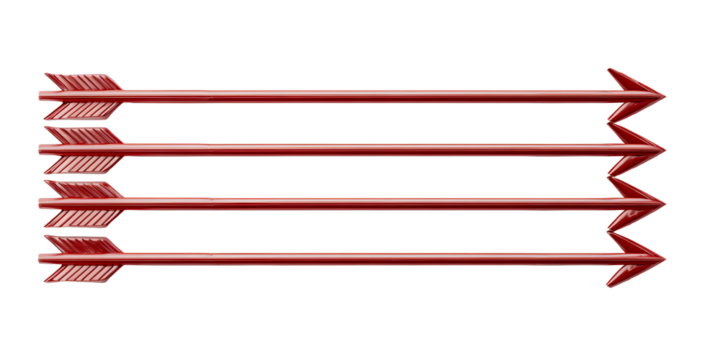 Arrows on the background. For designers, marketers. Popular image, illustration, object. Trade, economy.