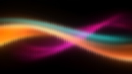 Abstract colorful light wave background design concept