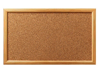 Empty cork bulletin board