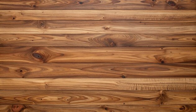 Warm brown wooden wall made of horizontal logs showing natural grain and knots, creating a rustic and cozy textured background - Powered by Adobe