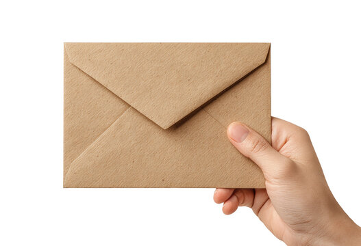A hand holds a kraft paper envelope (1)