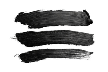 Three horizontal dark gray/black brushstrokes