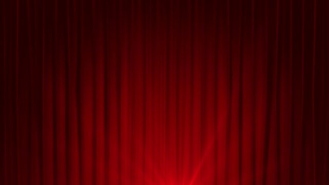 This stock motion graphic video include  clip of  Red Curtain Background Loop