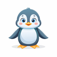Naklejka premium Niedliches Pinguinbaby