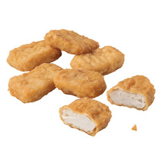 cookies on white background