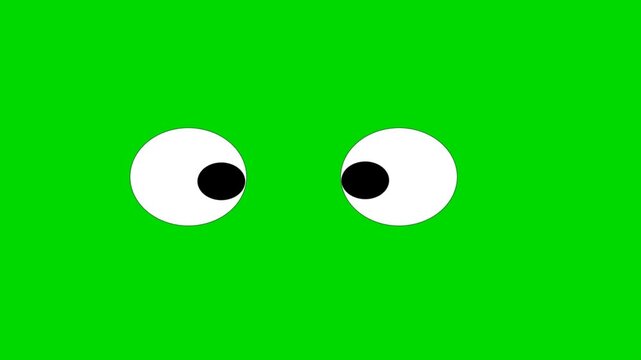 Whimsical googly eyes peering mischievously to the side, a playful and fun design element perfect for adding a touch of humor and lightheartedness to any creative project