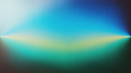 Smooth ambient gradient background in vivid blue and turquoise tones, blending softly into surrounding light creating a balanced, tranquil, and minimal abstract surface
