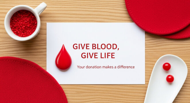 Donate blood and save lives a powerful message for vital campaigns and healthcare awareness