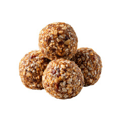 Delicious and Nutritious Energy Balls A Close-Up of Four Homemade Treats