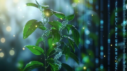 Plant dna illustration