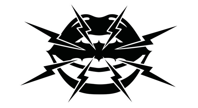 Electric eloquence a symbol of amplified expression and potent pronouncements