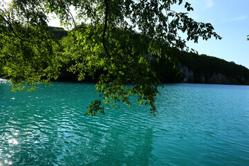 beautiful plivitce water landscapes in croatia