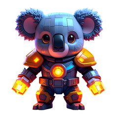 Koala superhero illustration