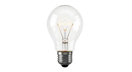 Clear Glass Light Bulb, Electric Lamp, Energy Efficient.