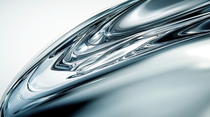 Abstract liquid metal design