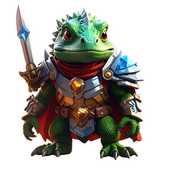 Lizard warrior figure