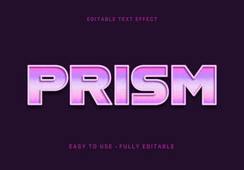 Pink Iridescent Foil Holographic Text Effect Gradient Bold Font