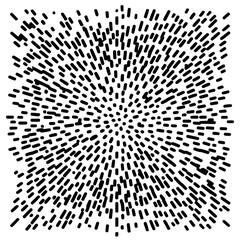Black and white abstract radial burst pattern background vector design illustration wallpaper graphic element art