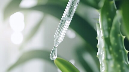 Aloe vera extract drop