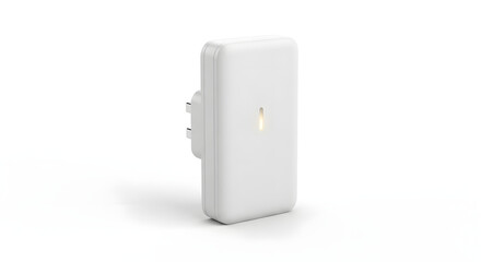 White electrical plug-in device with a light indicator, likely a network extender or similar technology.