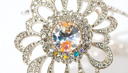 Ornate flower-shaped jewelry