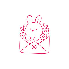 Simple black line drawing of a person running on a green path