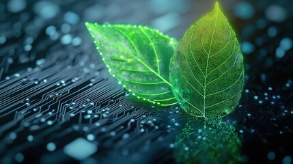 Digital leaves circuit board