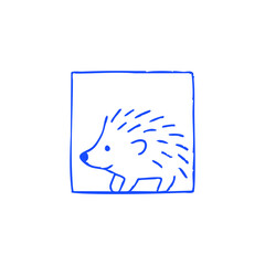 Simple black outline heart shape