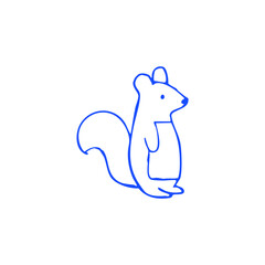 Simple black line drawing of a seated cartoon cat wearing a flower crown