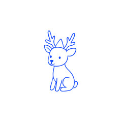 Simple black line drawing of a hedgehog's profile